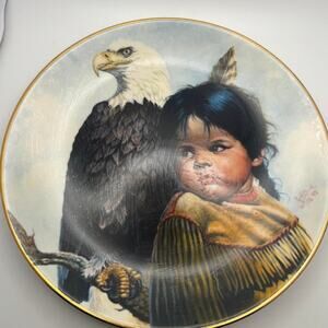 Vintage north american plate